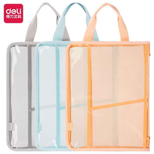 STATIONERY FILE BAG DELI PP107 SOLD EACH