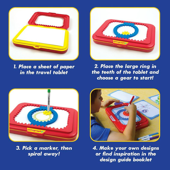 Toy Spirograph Jr. Jumbo Sized Gears Classic Toy Spirograph Jr. Jumbo Sized Gears Classic
