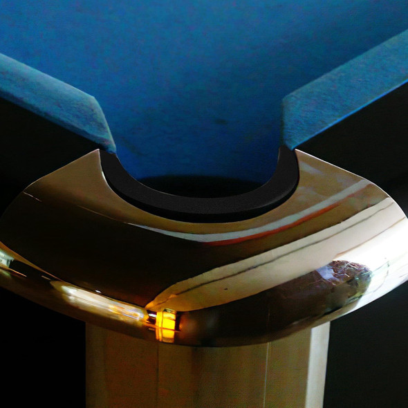 POOL POCKET 6PCS PLASTIC CORNER BLACK