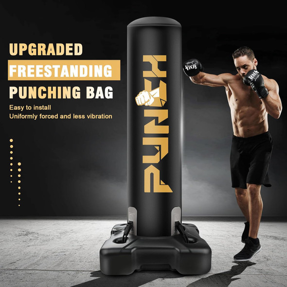 PUNCHING BAG FREESTANDING WITH GLOVES PUNCHING BAG FREESTANDING WITH GLOVES