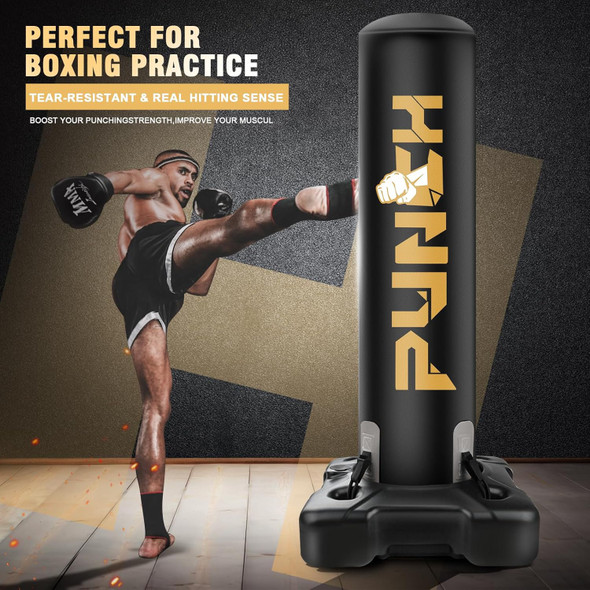 PUNCHING BAG FREESTANDING WITH GLOVES PUNCHING BAG FREESTANDING WITH GLOVES