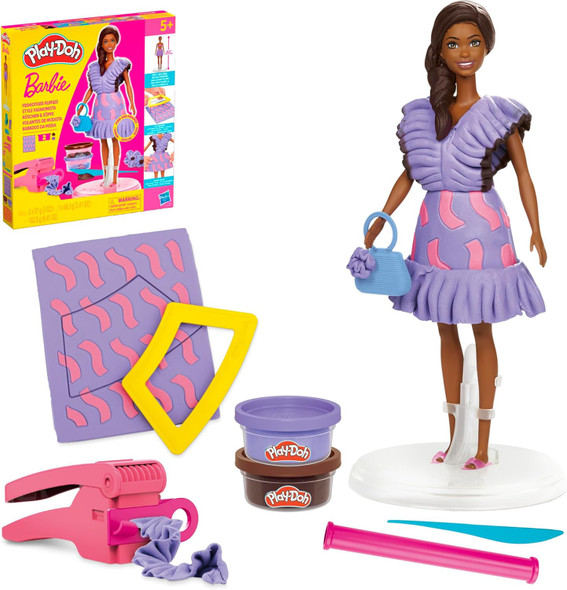 Toy Play-Doh Barbie Fashionista Ruffles Set