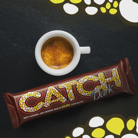 CATCH SOFT CARMEL AND CRISPED RICE IN DARK CHOCOLATE 50g 1.76oz