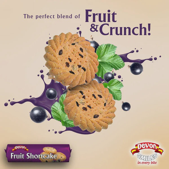 DEVON BISCUIT FRUIT SHORTCAKE 190G 6.7oz