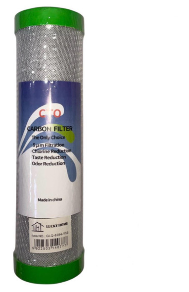 FILTER CARTRIDGE CTO 5UM CARBON LUCKY HOME GLQ-6284-Y53 FILTER CARTRIDGE CTO 5UM CARBON LUCKY HOME GLQ-6284-Y53