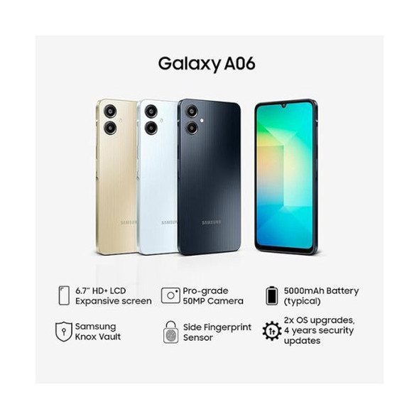 CELLPHONE SAMSUNG GALAXY A06 SM-A065F/DS 4GB 64GB