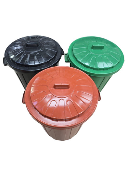 GARBAGE BIN PLASTIC OMNI 45 L WITH COVER