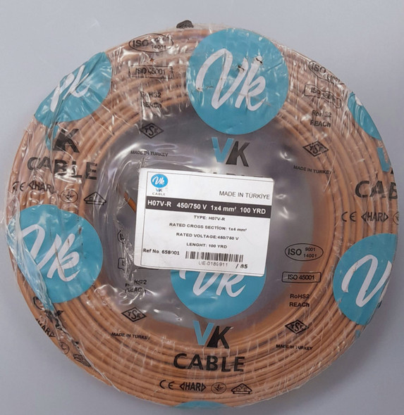 CABLE 4MM 1C TURKEY VK/SENA ROLL