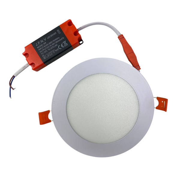 LIGHT LED PANEL 9W J.F.N.V ROUND WHITE 3CCT THREE COLOR 85-265V