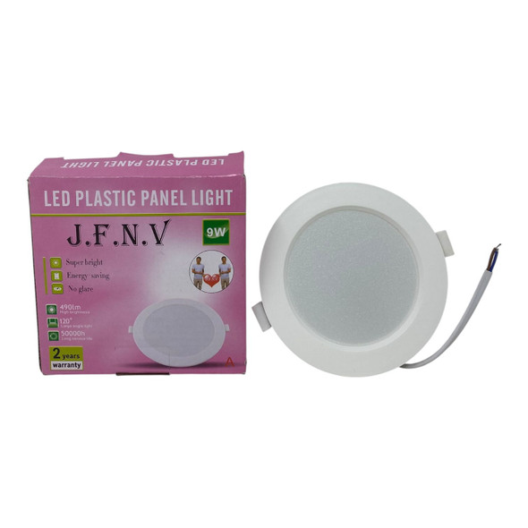LIGHT LED PANEL 9W J.F.N.V ROUND WHITE 6500K 85-265V BUILT IN BALLAST LIGHT LED PANEL 9W J.F.N.V ROUND WHITE 6500K 85-265V BUILT IN BALLAST