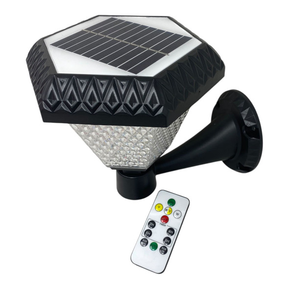 SOLAR LAMP LED WALL GARDEN LIGHTS J.F.N.V HEXAGON TRICOLOR SOLAR LAMP LED WALL GARDEN LIGHTS J.F.N.V HEXAGON TRICOLOR