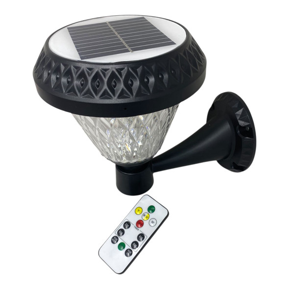 SOLAR LAMP LED WALL GARDEN LIGHTS J.F.N.V ROUND TRICOLOR