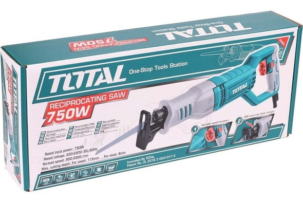 RECIPROCATING SAW TOTAL UTS100806 750W