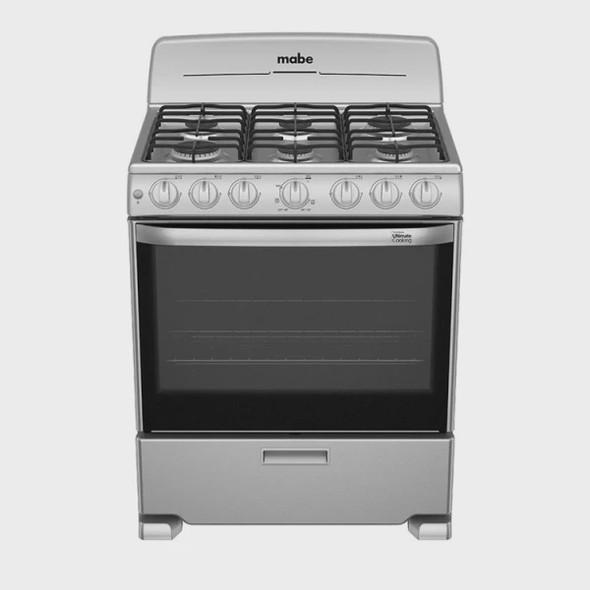 STOVE 6 BURNER MABE 30" EM7646BSIS SILVER