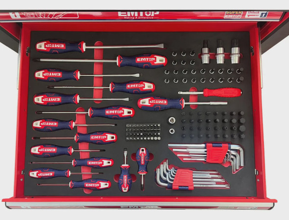 TOOL SET CHEST 328PCS EMTOP EHTS03281 7-LAYER
