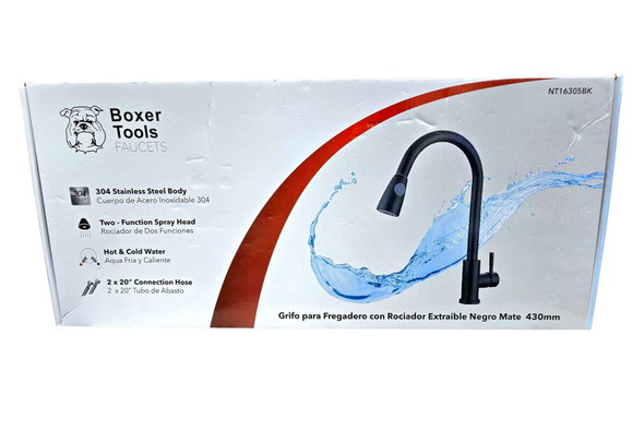 KITCHEN FAUCET SPRAY HEAD BOXER TOOL NT16305BK BLACK KITCHEN FAUCET SPRAY HEAD BOXER TOOL NT16305BK BLACK