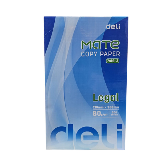 COMPUTER PRINTER MATE COPY PAPER LEGAL DELI 7419-3 COMPUTER PRINTER MATE COPY PAPER LEGAL DELI 7419-3