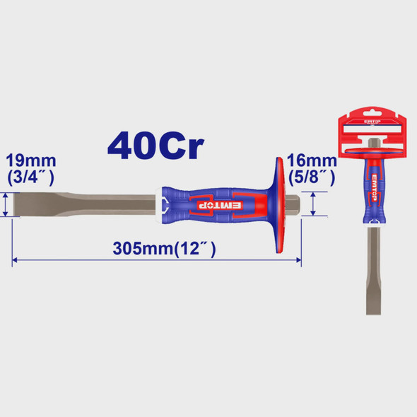 CHISEL COLD 305MMX16MMX19MM EMTOP ECCL191602