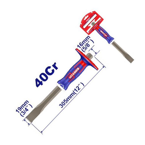 CHISEL COLD 305MMX16MMX19MM EMTOP ECCL191602