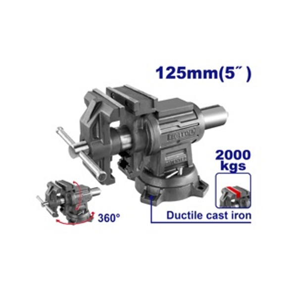 BENCH VICE EMTOP 5" EBVE0501 125MM