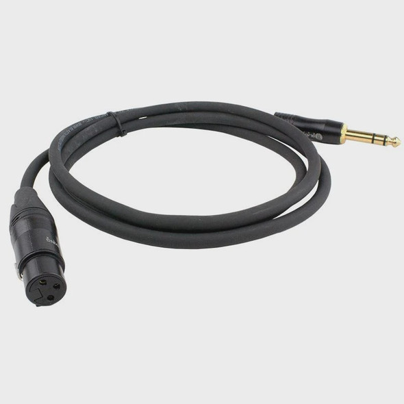 LEAD XLR FEMALE TO 1 1/4 MALE STEREO 6' CXLRFQ-6 IBKE BLASTKING