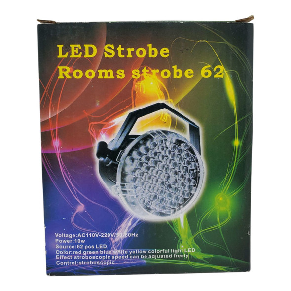 LIGHT ROUND LED ROOM STROBE 62 COLOURED 110V 220V LIGHT ROUND LED ROOM STROBE 62 COLOURED 110V 220V