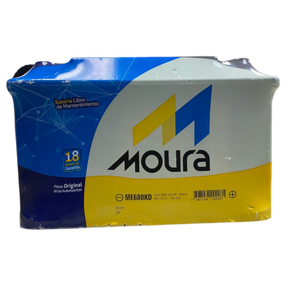 BATTERY MOURA ME680KD M75LH 680 CCA 770 HCA 75AH