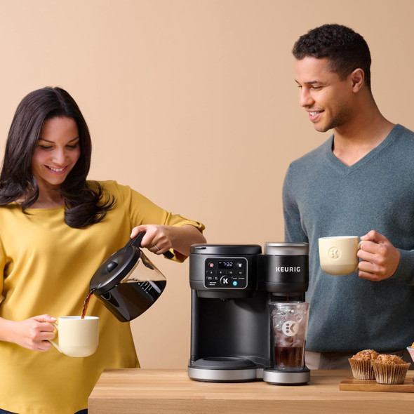 Coffee Maker Keurig K-Duo Hot & Iced Single Serve & Carafe K5600 Coffee Maker Keurig K-Duo Hot & Iced Single Serve & Carafe K5600