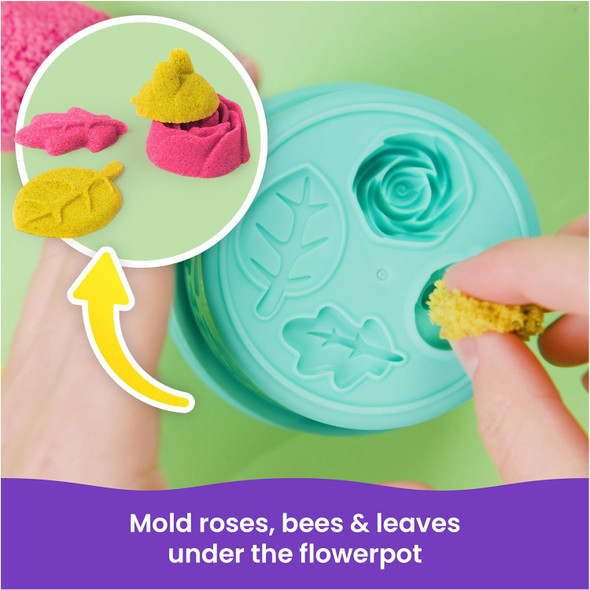 Toy Kinetic Sand Squish Blossom Blooming Flower