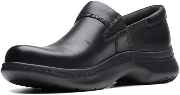 Footwear Clarks Pro Gem Slip On Black Footwear Clarks Pro Gem Slip On Black