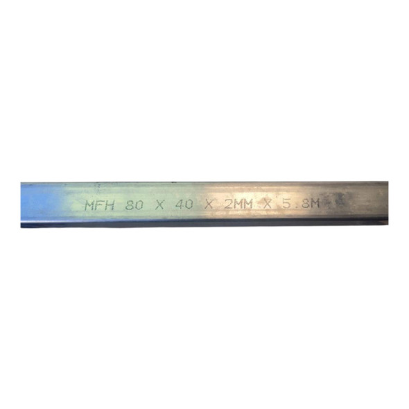 HOLLOW SECTION GALVANISE 3" X 1 1/2" 80X40X2MM