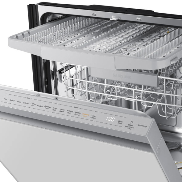 DISHWASHER SAMSUNG DW80BB707012AA BESPOKE WHITE GLASS