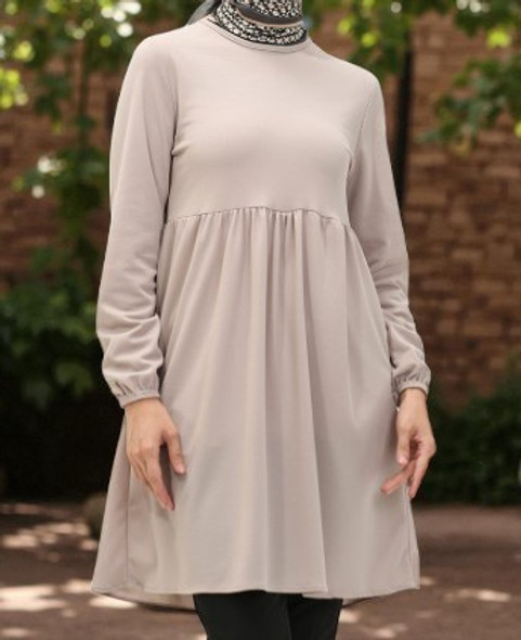 Top Tunic Plain Lilac / Navy  /Beige Top Tunic Plain Lilac / Navy  /Beige