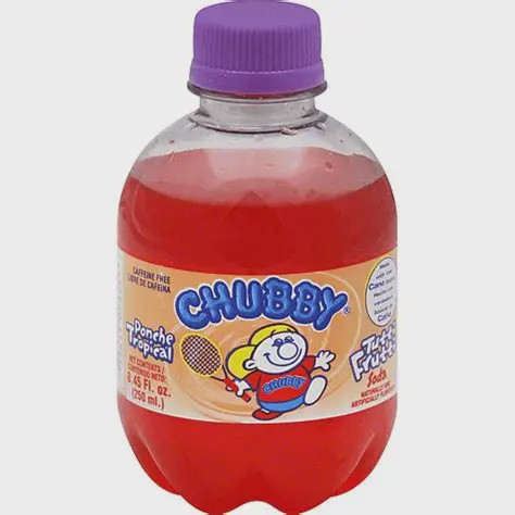 CHUBBY TUTTI FRUTTI TROPICAL PUNCH SODA 250ML