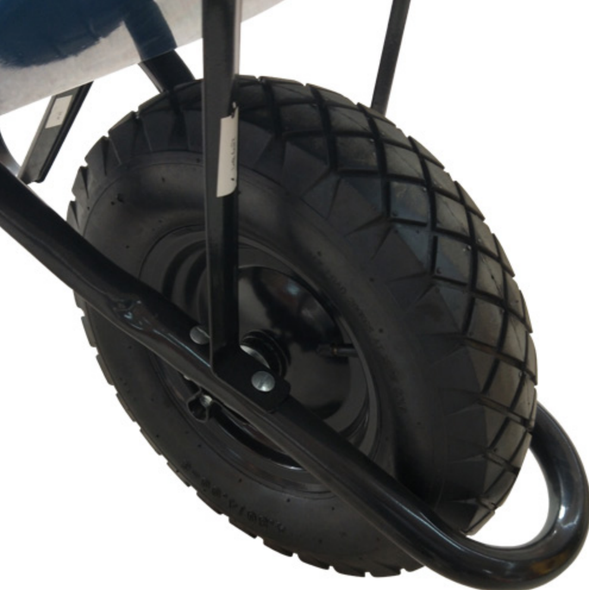 WHEEL BARROW CRAFTEK BLUE TRAY BLACK FRAME 150KG GTW-WB6037