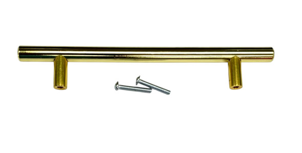 HANDLE T BAR PULL 7.5" GOLD HEAVY QUALITY