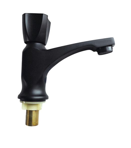PILLAR TAP 1/2" KNOB HEAVY MATTE BLACK PILLAR TAP 1/2" KNOB HEAVY MATTE BLACK