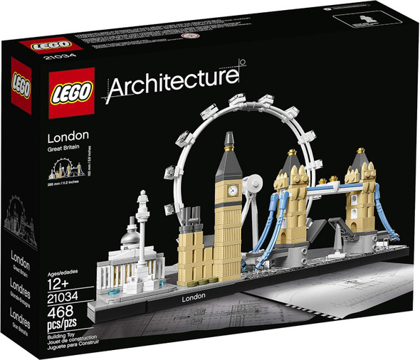 Toy LEGO Architecture London Skyline Collection 21034 468pcs