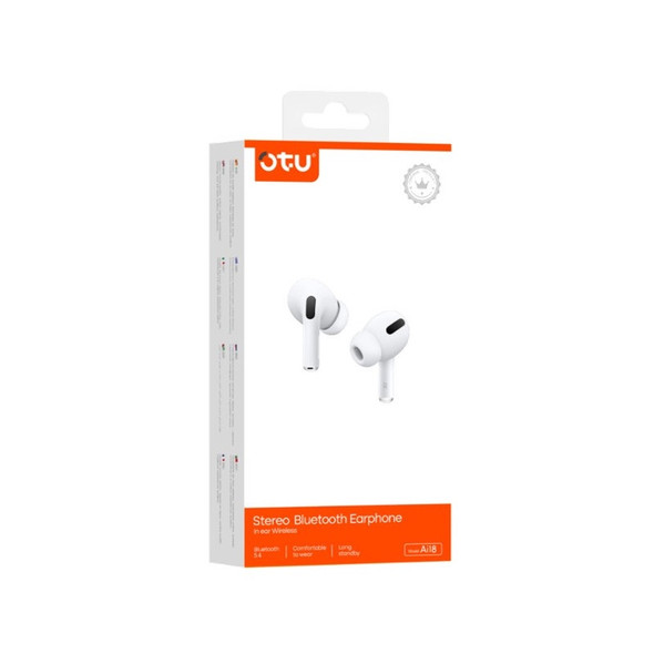 HEADPHONES WIRELESS EARPHONE OTU AI-18 STEREO BLUETOOTH EARBUDS