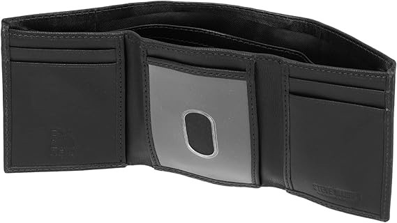 Wallet Men Steve Madden Trifold Black