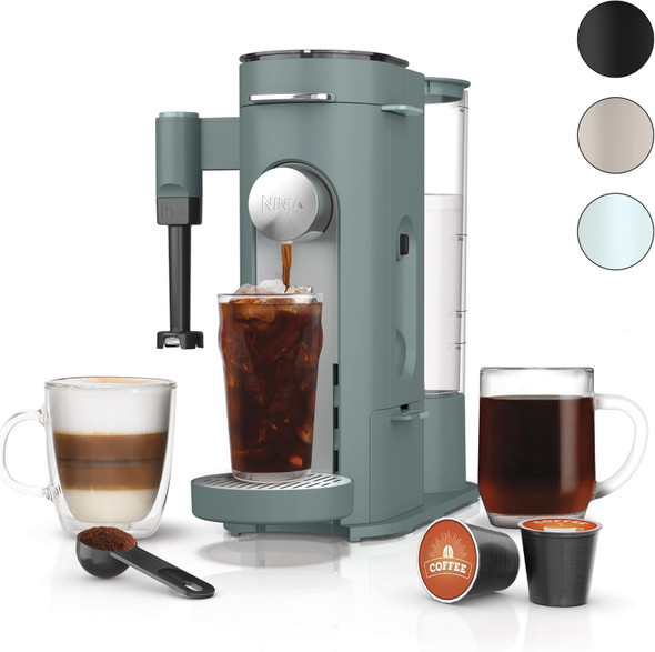 Coffee Maker Ninja Pods & Grounds Hot / Iced W/Frother