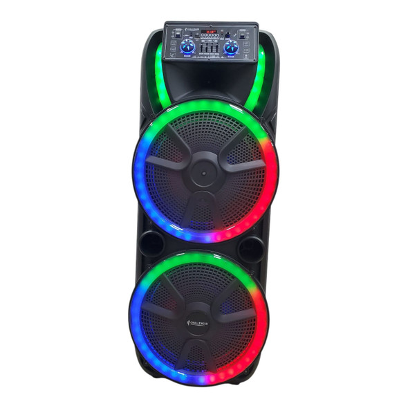 SPEAKER BOX CHALLENGER 15" SPK15W2024 RECHARGEABLE DUAL SOLD EACH SPEAKER BOX CHALLENGER 15" SPK15W2024 RECHARGEABLE DUAL SOLD EACH