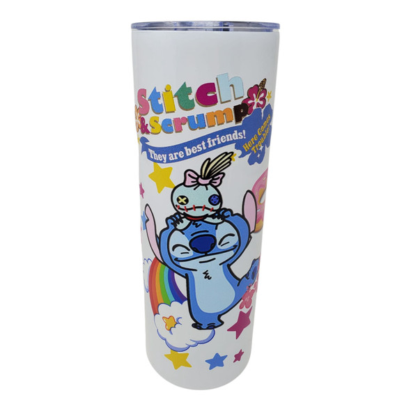 TRAVEL CUP STITCH STAINLESS STEEL TUMBLER 600ML KTSB-1009-D52 TRAVEL CUP STITCH STAINLESS STEEL TUMBLER 600ML KTSB-1009-D52