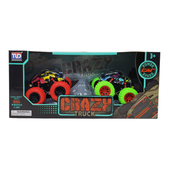 TOY CRAZY TRUCK 2PC PACK 2025-168 TOY CRAZY TRUCK 2PC PACK 2025-168