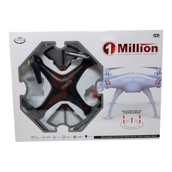 TOY DRONE 6CH REMOTE CONTROL QUAD COPTER WITH HOVERING HL282
