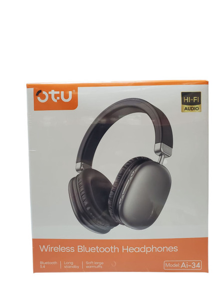 HEADPHONES OTU AI-34 WIRELESS BLUETOOTH HEADPHONES OTU AI-34 WIRELESS BLUETOOTH