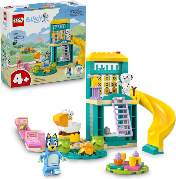 Toy LEGO Bluey Playground Fun with Bluey and Chloe