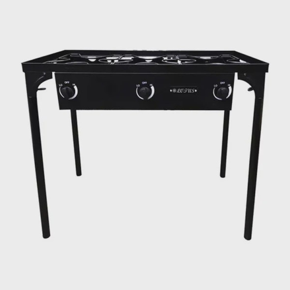 STOVE 3 BURNER LOTUS EX03 CAST IRON OUTDOOR
