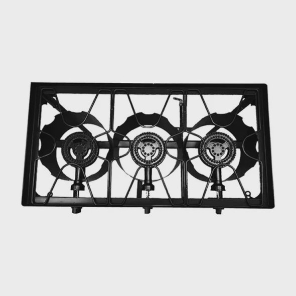 STOVE 3 BURNER LOTUS EX03 CAST IRON OUTDOOR