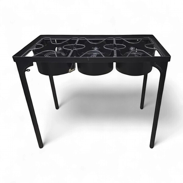 STOVE 3 BURNER LOTUS EX03 CAST IRON OUTDOOR
